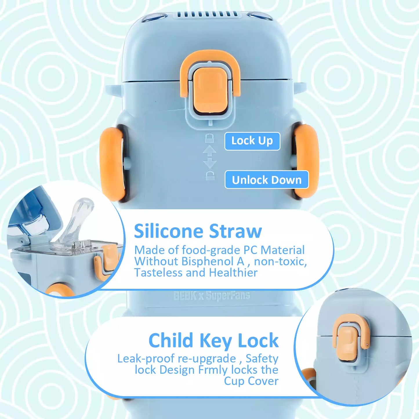 Kids bus bottle